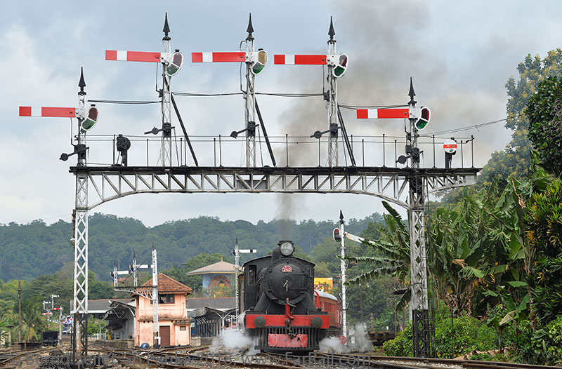Broad gauge steam in Sri Lanka - photo charter trains